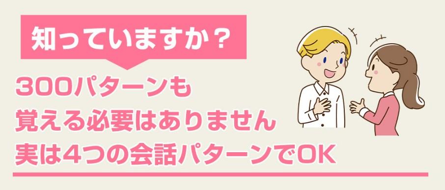 4つの会話パターン