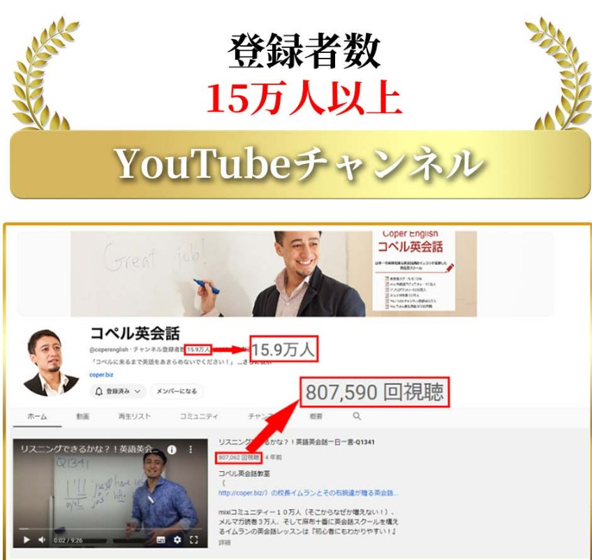 YouTubeチャンネルや英語学習アプリ